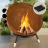 Fireball Rust Feuerschale 60 Cm Ø Kippbare Rost-Finish Rost / Holz 1 Fireball Rust Feuerschale 60 Cm Ø Kippbare Rost-Finish Rost / Holz -Heimladen 10035771 de 0001 main
