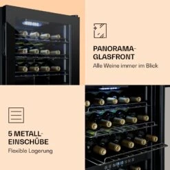 Shiraz 29 Duo Weinkühlschrank 2 Zonen 80L/29 Flaschen 5-22°C Touch -Heimladen 10035846 de 0004 logo