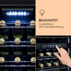 Shiraz 29 Duo Weinkühlschrank 2 Zonen 80L/29 Flaschen 5-22°C Touch -Heimladen 10035846 de 0005 logo