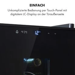 Bellevin 6 Uno Weinkühlschrank 17 Liter 11-18 °C SingleZone LED -Heimladen 10035858 de 0004 logo