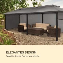 Grandezza Cortina Gartenpavillon 3x6m 4 Seitenteile -Heimladen 10035867 de 0006 logo