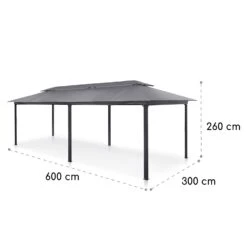 Grandezza Cortina Gartenpavillon 3x6m 4 Seitenteile -Heimladen 10035867 yy 0007 logo