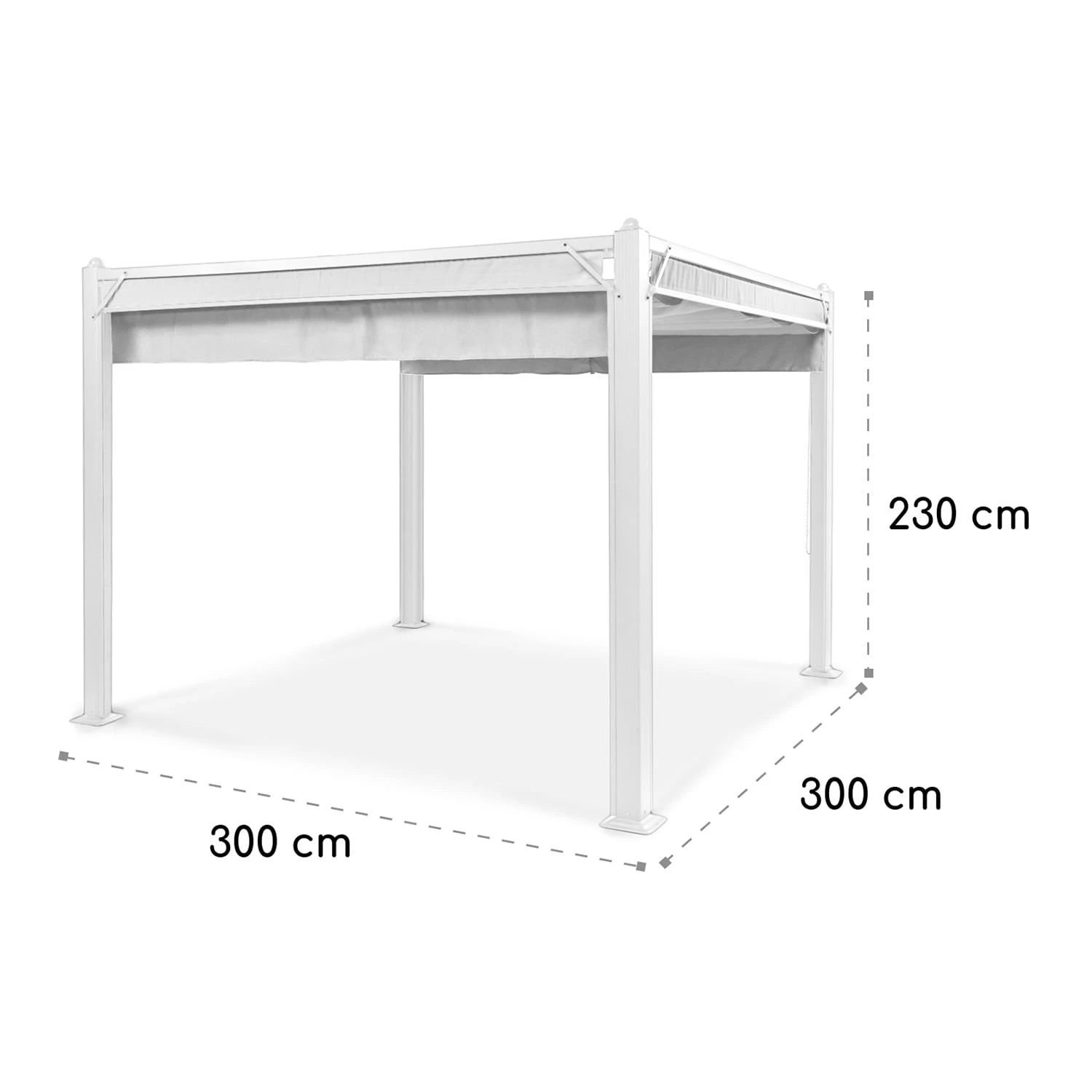 Pantheon Cortina Pavillon Mit Dach 3x3m 4 Seitenteile 11 Pantheon Cortina Pavillon Mit Dach 3x3m 4 Seitenteile – Bild 9