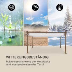 Pantheon Rust Pergola Aluminium 3x4m 6 Eckpfosten Wasserabweisend -Heimladen 10035890 de 0005 logo