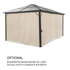 Pantheon Solid Sky Ambient Solar Pavillon 3x4m Polycarbonat Aluminium -Heimladen 10035907 de 0004 logo