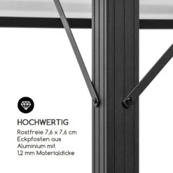 Pantheon Solid Sky Ambient Solar Pavillon 3x4m Polycarbonat Aluminium -Heimladen 10035907 de 0008 logo