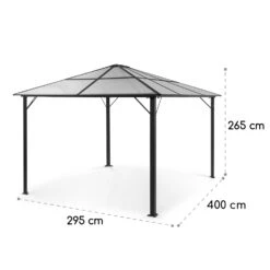 Pantheon Solid Sky Ambient Solar Pavillon 3x4m Polycarbonat Aluminium -Heimladen 10035907 yy 0009 logo