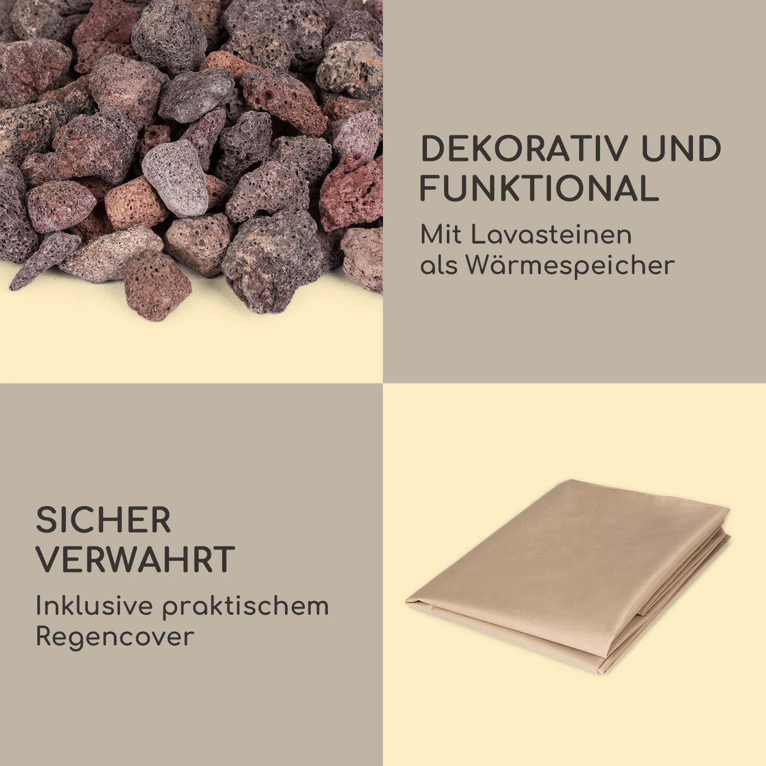 Crete Gas-Feuerstelle 13 KW Flüssiggas Edelstahl 9 Crete Gas-Feuerstelle 13 KW Flüssiggas Edelstahl – Bild 7