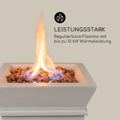 Prati Gas-Feuerstelle 13 KW Elektrisches Zündsystem Lavasteine Inkl. Regenschutz -Heimladen 10035935 de 0003 logo