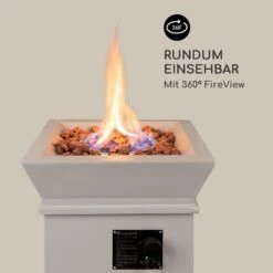 Prati Gas-Feuerstelle 13 KW Elektrisches Zündsystem Lavasteine Inkl. Regenschutz -Heimladen 10035935 de 0005 logo