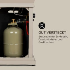 Prati Gas-Feuerstelle 13 KW Elektrisches Zündsystem Lavasteine Inkl. Regenschutz -Heimladen 10035935 de 0006 logo