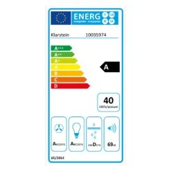 Kronleuchter Inselabzugshaube 596m³/h LED-Panel EEK A -Heimladen 10035974 energy label