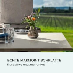 Patras Onyx Bistro-Tisch Mit Jugendstil Marmor 60 X 60 Cm Höhe: 72 Cm Rund -Heimladen 10035980 de 0003 logo