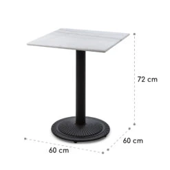 Patras Onyx Bistro-Tisch Mit Jugendstil Marmor 60 X 60 Cm Höhe: 72 Cm Rund -Heimladen 10035980 yy 0008 logo