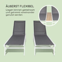 Pompei Sonnenliege Lounger 2 Pers. Aluminium Abstellfläche -Heimladen 10035986 de 0003 logo