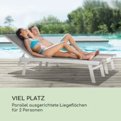 Pompei Sonnenliege Lounger 2 Pers. Aluminium Abstellfläche -Heimladen 10035986 de 0004 logo