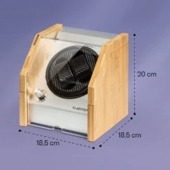 Garonne 2 Uhrenbeweger 1 Drehteller 2 Uhren 3 Speeds 4 Modi Bambus -Heimladen 10036041 yy 0005 logo