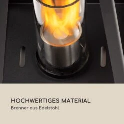 Fiamme Triangolo Ethanol-Laterne 2-Set Edelstahl-Brenner 0,3 Liter 4h Brenndauer -Heimladen 10036072 de 0005 logo