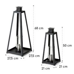 Fiamme Triangolo Ethanol-Laterne 2-Set Edelstahl-Brenner 0,3 Liter 4h Brenndauer -Heimladen 10036072 yy 0009 logo