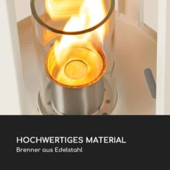 Fiamme Cilindro Ethanol-Laterne 2-Set Edelstahl-Brenner 0,3 Liter 4 H Brenndauer -Heimladen 10036073 de 0005 logo