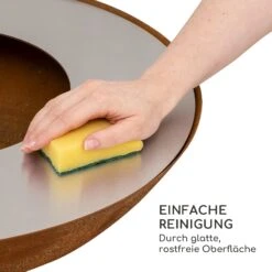 Savage 2.0 Tall Feuerschale Mit Grill Bambus-Seitentische Inkl. Wetterschutz -Heimladen 10036087 de 0006 logo