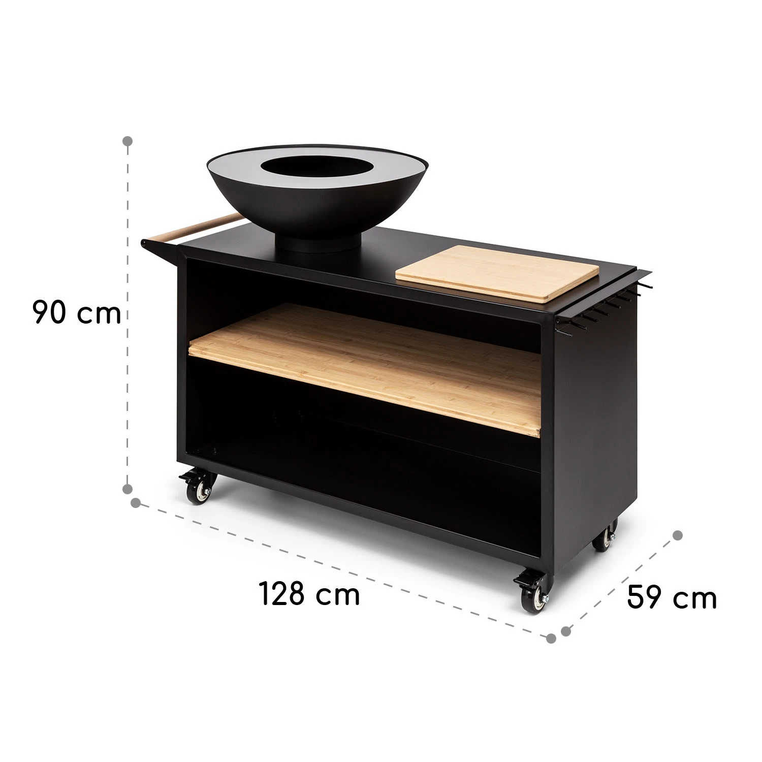Savage 2.0 Wide Feuerschale Grill Bambus-Schneidebrett Wetterschutz 11 Savage 2.0 Wide Feuerschale Grill Bambus-Schneidebrett Wetterschutz – Bild 9