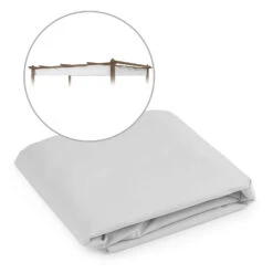 Pantheon Rust Pergola Ersatzdach 200 G/m² Polyester-Tuch 3x4 M Inkl. Seilzug