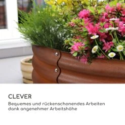 Rust Grow Hochbeet Gartenbeet Verzinktes Stahlblech Rost-Finish -Heimladen 10036155 de 0003 logo