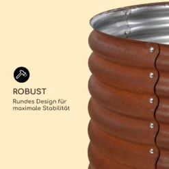 Rust Grow Hochbeet Gartenbeet Verzinktes Stahlblech Rost-Finish -Heimladen 10036155 de 0005 logo