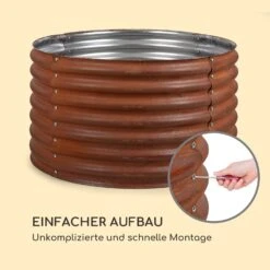 Rust Grow Hochbeet Gartenbeet Verzinktes Stahlblech Rost-Finish -Heimladen 10036155 de 0007 logo
