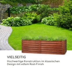 Rust Grow Hochbeet Gartenbeet Verzinktes Stahlblech Rost-Finish -Heimladen 10036158 de 0002 logo