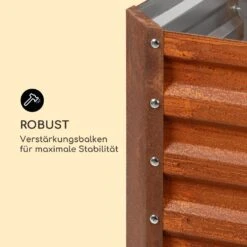 Rust Grow Hochbeet Gartenbeet Verzinktes Stahlblech Rost-Finish -Heimladen 10036158 de 0005 logo