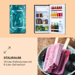 CoolArt 79L Kühl-Gefrier-Kombination EEK F Gefrierfach 9l Designtür -Heimladen 10036186 de 0003 logo