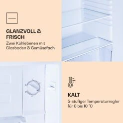 CoolArt 79L Kühl-Gefrier-Kombination EEK F Gefrierfach 9l Designtür -Heimladen 10036186 de 0005 logo