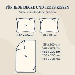 Traumwolle Biber-Bettwäsche 155x220 Cm -Heimladen 10036203 de 0007 logo