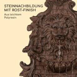 Löwenstein Wandbrunnen 2W Solar-Pumpe Polyresin 4 Weiße LED 5m Kabel 14 Löwenstein Wandbrunnen 2W Solar-Pumpe Polyresin 4 Weiße LED 5m Kabel -Heimladen 10036333 de 0005 logo