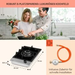 Alchemist Gaskochfeld 1 Wokbrenner Glaskeramik -Heimladen 10036335 de 0006 usp