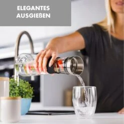 Glaswerk Sile Karaffe 1 Liter Borosilikatglas Fruchtspieß Mit Stopper -Heimladen 10036361 de 0005 logo