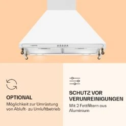 Victoria Dunstabzugshaube 60cm Retro-Design 644,5m³/h 2 LED-Lampen -Heimladen 10036449 de 0005 logo