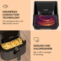 AeroVital Deluxe Heißluftfritteuse 1700W 5,4 Liter Edelstahl 13 AeroVital Deluxe Heißluftfritteuse 1700W 5,4 Liter Edelstahl -Heimladen 10036476 de 0005 logo