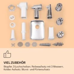 Mighty Mince Elektrischer Fleischwolf 500 - 1361 Watt 3 Lochscheiben -Heimladen 10036478 de 0007 logo