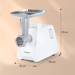 Mighty Mince Elektrischer Fleischwolf 500 - 1361 Watt 3 Lochscheiben -Heimladen 10036478 yy 0008 logo