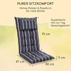 Sylt Polsterauflage Sesselauflage Kopfkissen Polyester 50x120x9cm -Heimladen 10036541 de 0005 usp