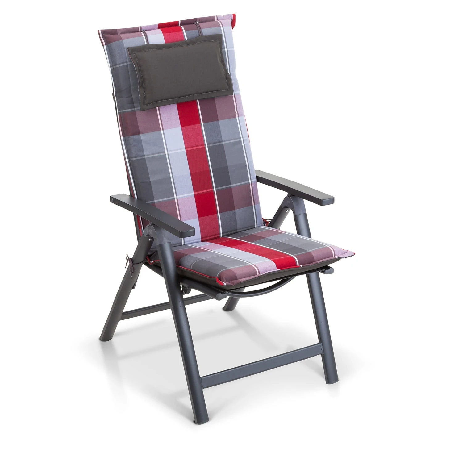 Donau Polsterauflage Sesselauflage Hochlehner Gartenstuhl Polyester 50x120x6cm 4 Donau Polsterauflage Sesselauflage Hochlehner Gartenstuhl Polyester 50x120x6cm – Bild 2