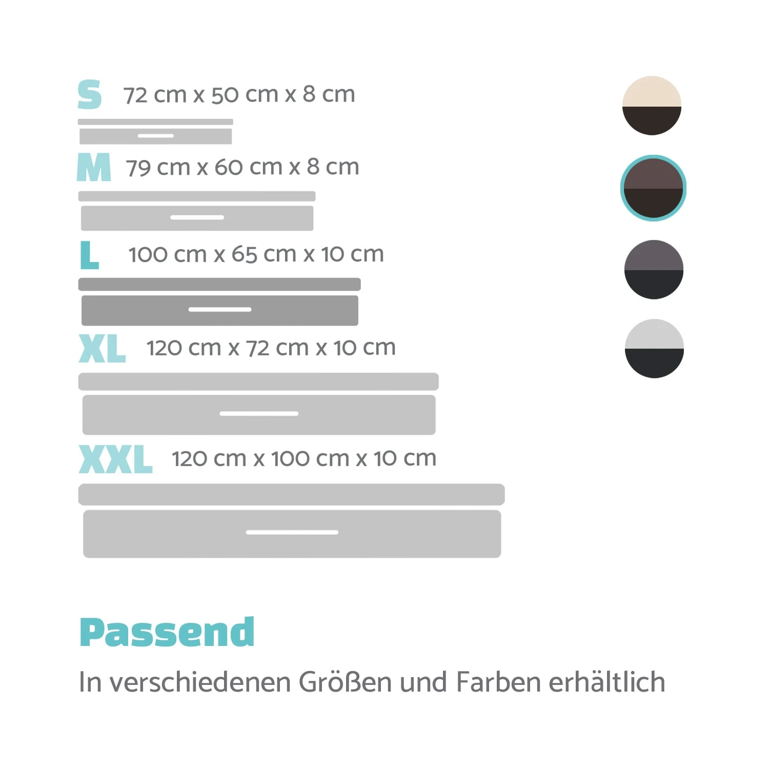 Balu Hundebett Waschbar Orthopädisch Rutschfest Memory-Schaum Größe L 9 Balu Hundebett Waschbar Orthopädisch Rutschfest Memory-Schaum Größe L – Bild 7