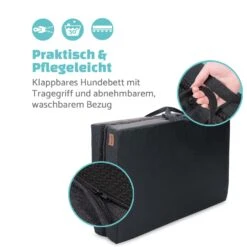 Hundebett Hundematte | Waschbar | Orthopädisch | Rutschfest | Atmungsaktiv | Klappbar Memory-Schaum | Größe XL (120 X 10 X 85 Cm) -Heimladen 10037571 de 0005 logo