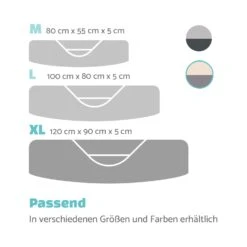 Lotte Hundebett Waschbar Orthopädisch Memory-Schaum Größe XL -Heimladen 10037581 de 0007 logo