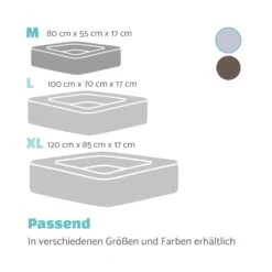 Bruno Hundebett Hundekorb | Waschbar | Orthopädisch | Rutschfest | Atmungsaktiv | Memory-Schaum | Größe M (80 X 17 X 55 Cm) 15 Bruno Hundebett Hundekorb | Waschbar | Orthopädisch | Rutschfest | Atmungsaktiv | Memory-Schaum | Größe M (80 X 17 X 55 Cm) -Heimladen 10037582 de 0007 logo