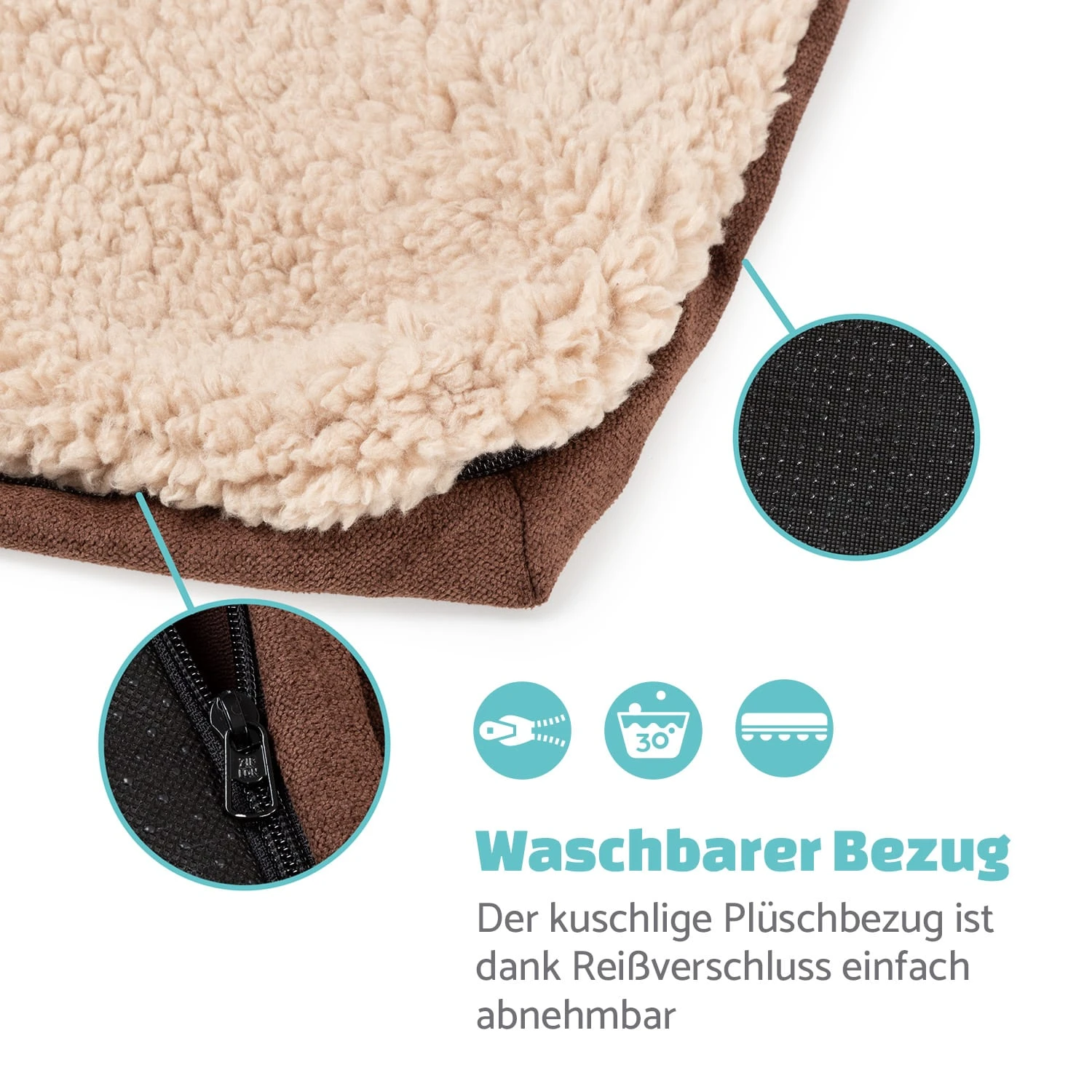 Bruno Hundebett Hundekorb | Waschbar | Orthopädisch | Rutschfest | Atmungsaktiv | Memory-Schaum | Größe L (100 X 17 X 70 Cm) 7 Bruno Hundebett Hundekorb | Waschbar | Orthopädisch | Rutschfest | Atmungsaktiv | Memory-Schaum | Größe L (100 X 17 X 70 Cm) – Bild 5