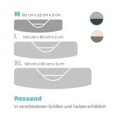 Lotte Hundebett Waschbar Orthopädisch Rutschfest Atmungsaktiv Größe M -Heimladen 10037590 de 0007 logo